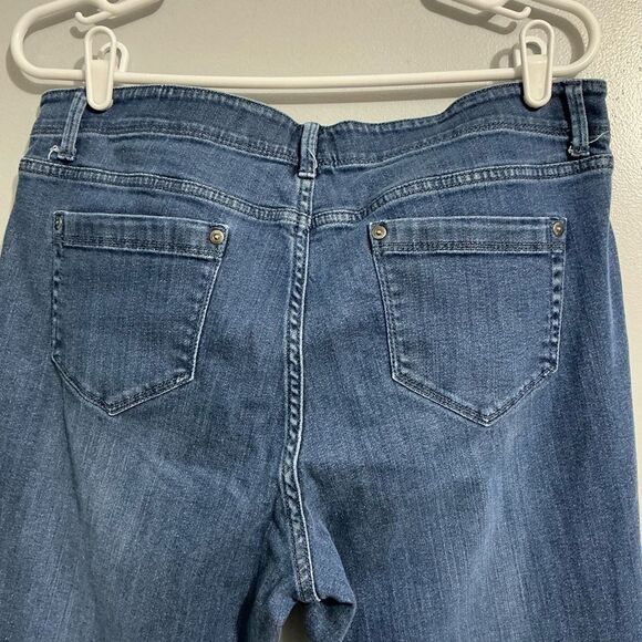 J. Jill authentic fit slim ankle jeans size 14P - Picture 5 of 7